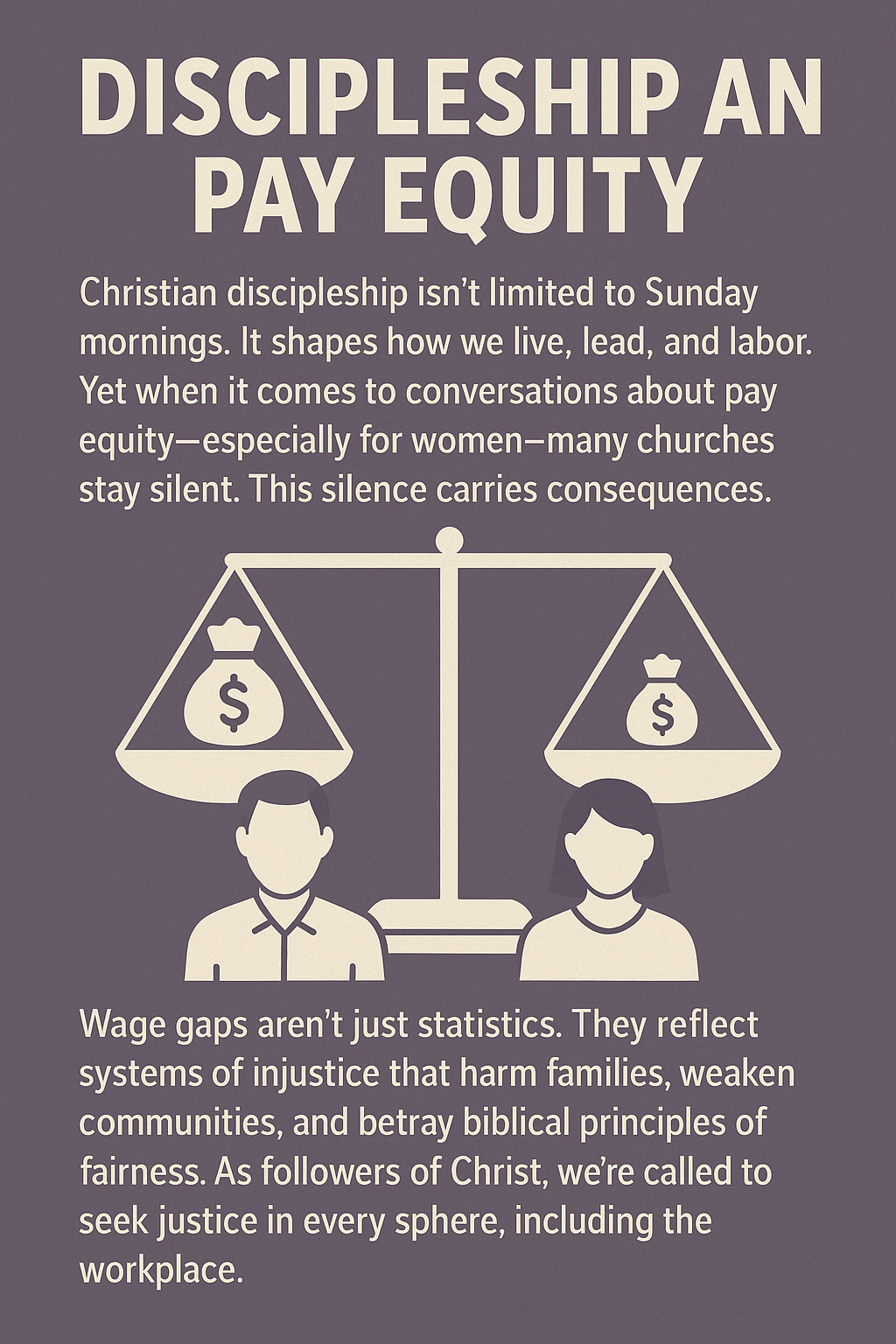 Faith, Wages, and Work: Why Pay Equity Matters