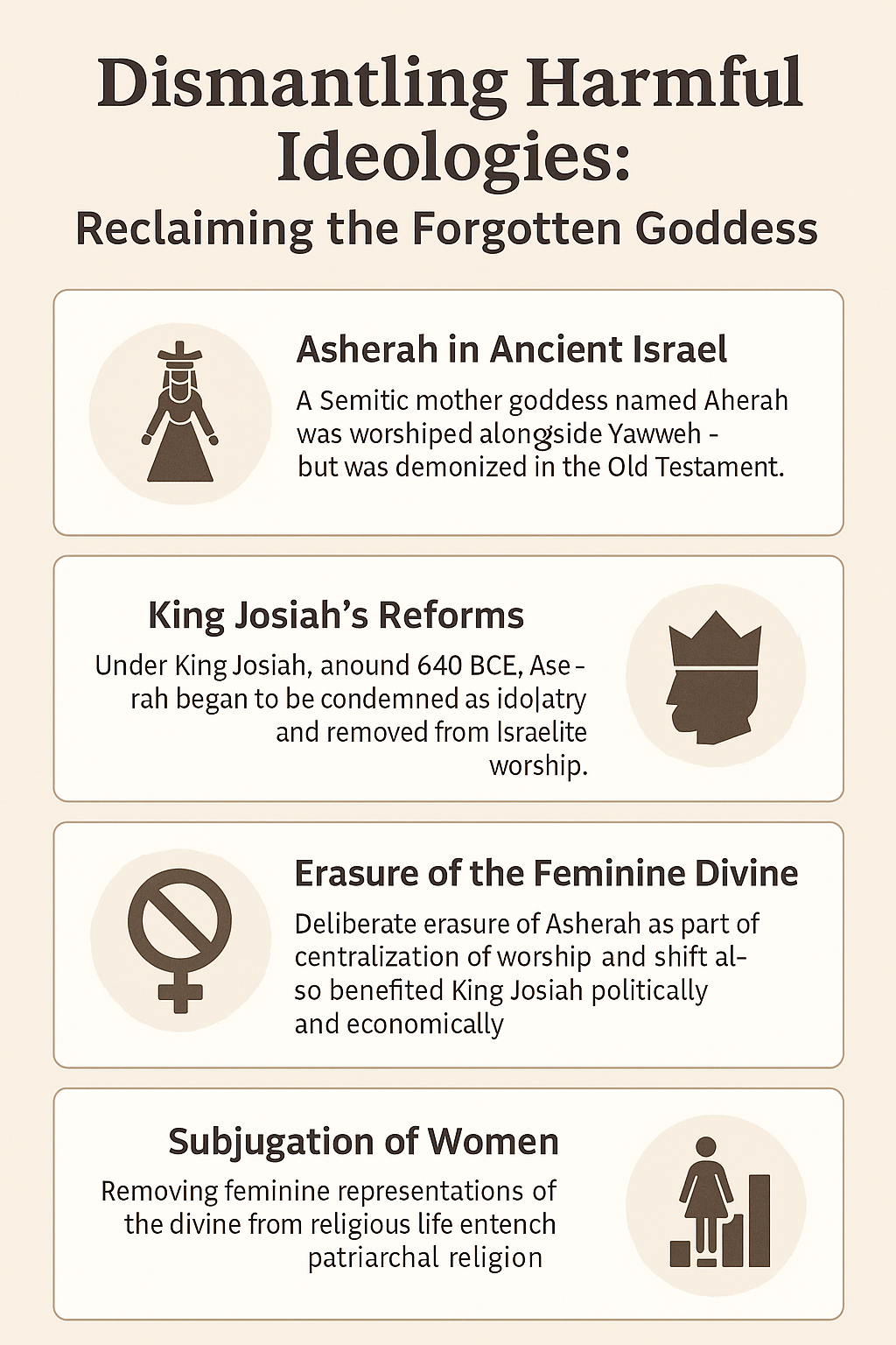 Dismantling Harmful Ideologies: Reclaiming the Forgotten Goddess