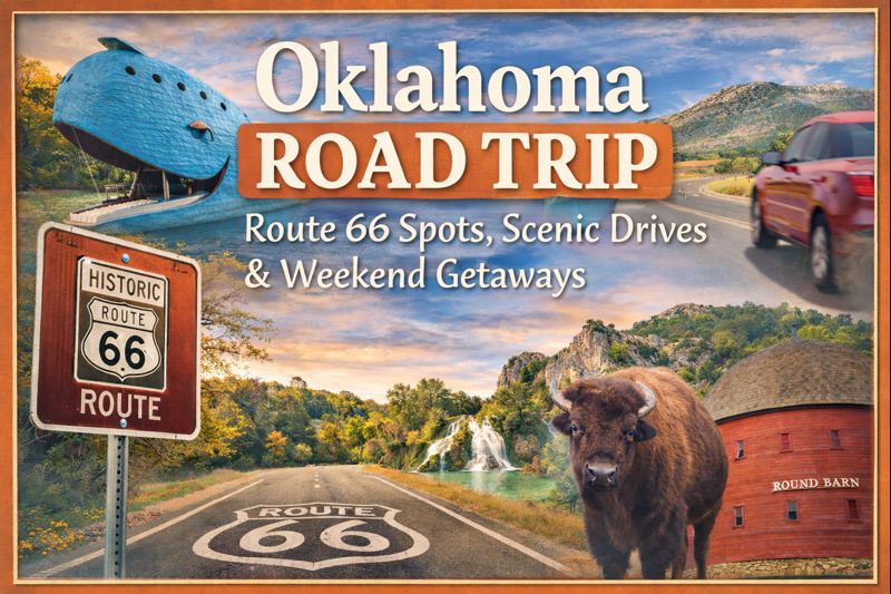 Oklahoma Road Trip Ideas: Scenic Routes, Route 66 Stops, and Weekend Getaways
