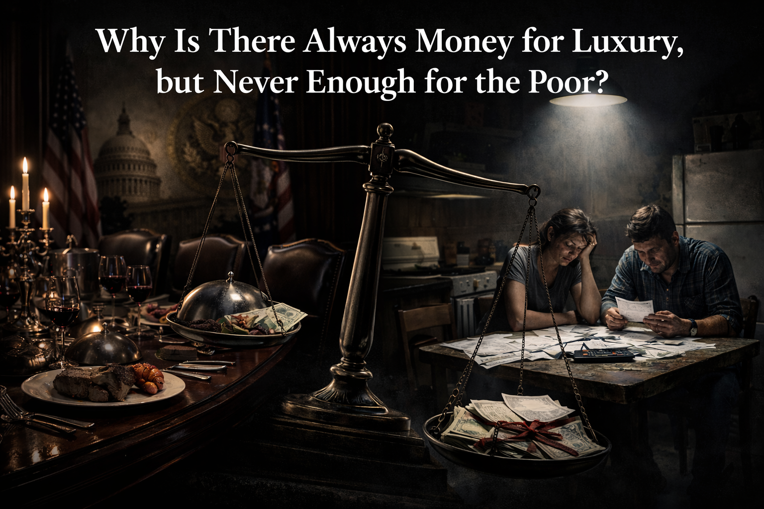 Why Can Politicians Spend Our Tax Dollars Lavishly While Cutting Benefits for the Poorest?