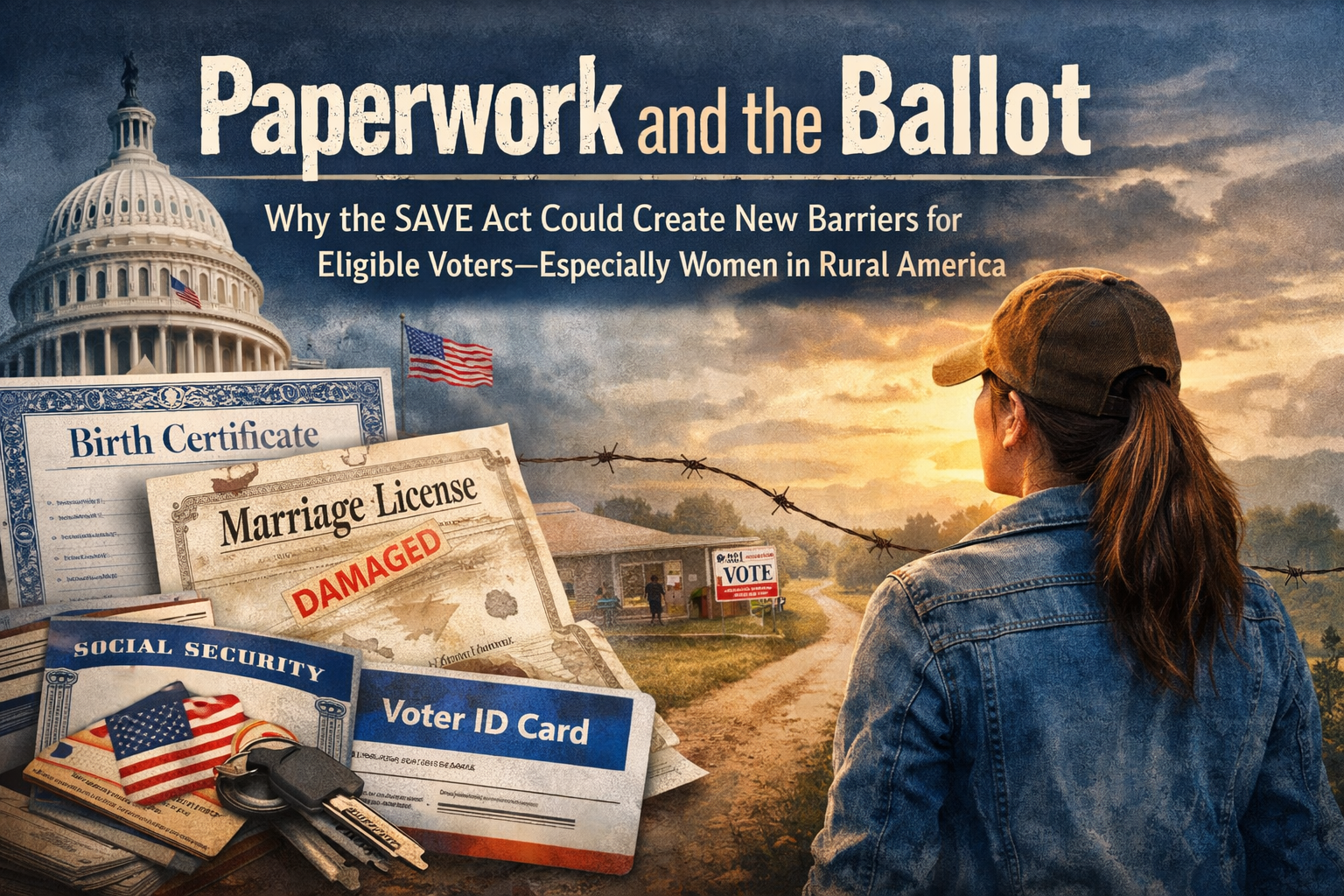 Why the SAVE Act Could Create New Barriers for Eligible Voters—Especially Women in Rural America